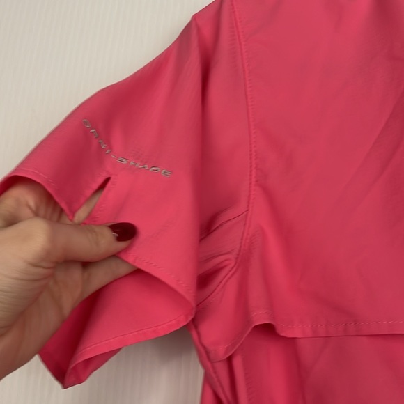 Columbia Hot Pink Button Down - Picture 6 of 8